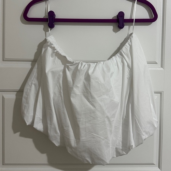 Khy Poplin Bubble Mini Skirt - Picture 3 of 4